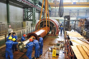 上海发电机厂首台1200mw汽轮发电机进入总装型式试验阶段 附图